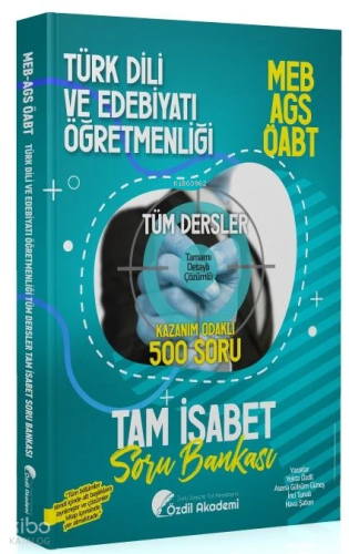 Özdil Akademi ÖABT MEB-AGS Türk Dili ve Edebiyatı Öğretmenliği Tam İsa