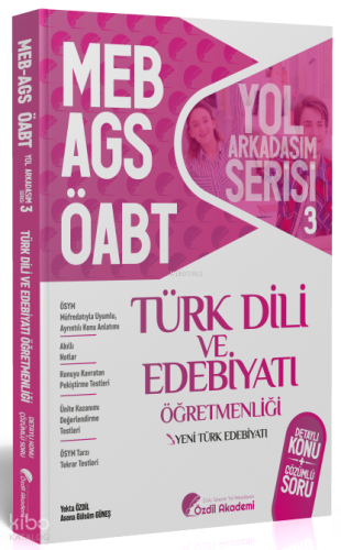 Özdil Akademi Yayınları ÖABT MEB-AGS Türk Dili ve Edebiyatı 3. Kitap Y