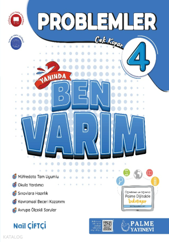 Palme Yayınevi 4.Sınıf Problemler Yanında Ben Varım Soru Kitabı