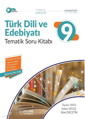 Palme Yayınevi 9. Sınıf Türk Dili Ve Edebiyatı Tematik Soru Kitabı | b