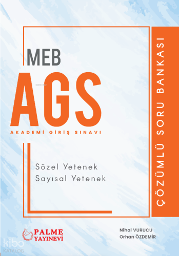 Palme Yayınevi MEB AGS Sözel Yetenek, Sayısal Yetenek Soru Bankası