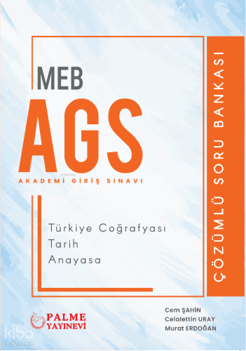 Palme Yayınevi MEB AGS Türkiye Coğrafyası-Tarih-Anayasa Soru Bankası