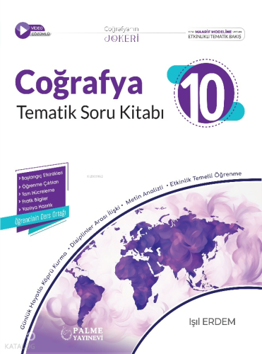 Palme Yayınları 10. Sınıf Joker Coğrafya Tematik Soru Kitabı | benliki