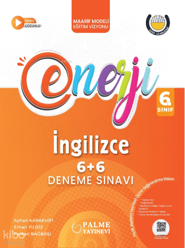 Palme Yayınları 6. Sınıf Enerji 6+6 İngilizce Deneme Sınavı