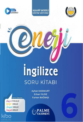 Palme Yayınları 6. Sınıf Enerji İngilizce Soru Kitabı