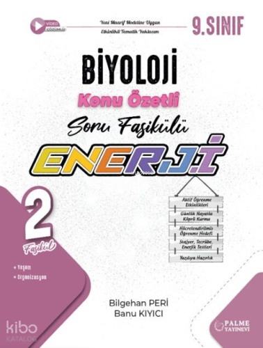 Palme Yayınları 9. Sınıf Biyoloji Enerji Konu Anlatımlı Soru Fasikülleri