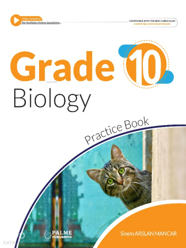 Palme Yayınları Grade 10 Biology Practice Book | benlikitap.com