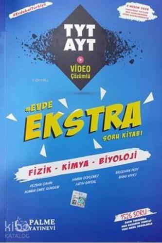 Palme Yayınları TYT AYT Fizik Kimya Biyoloji Evde Ekstra Soru Kitabı 2020 Özel Palme