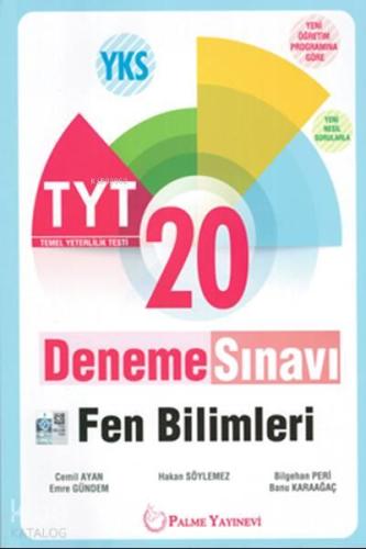 Palme Yayınları TYT Fen Bilimleri 20 Deneme Sınavı Palme 