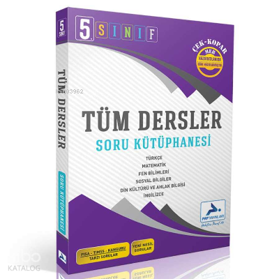 Paraf 5.Sınıf Tüm Dersler Soru Kütüphanesi