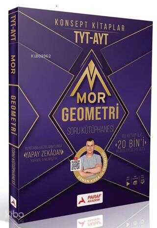 Paraf Akademi TYT-AYT Mor Geometri Soru Bankası | benlikitap.com