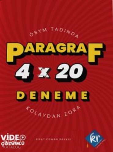 Paragraf;4x20 Deneme Video Çözümlü | benlikitap.com