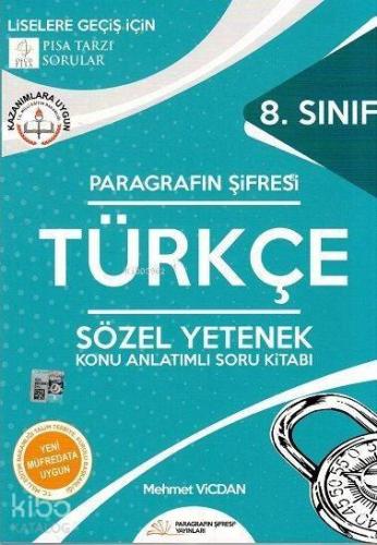 Paragrafın Şifresi 8. Sınıf LGS Türkçe Sözel Yetenek Konu Anlatımlı Soru Kitabı