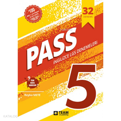 PASS 5 - 32 adet yeni nesil LGS deneme sınavı