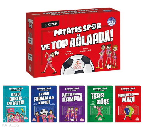 Patatesspor Ve Top Ağlarda (5 Kitap+Soru Kitapçığı) | benlikitap.com