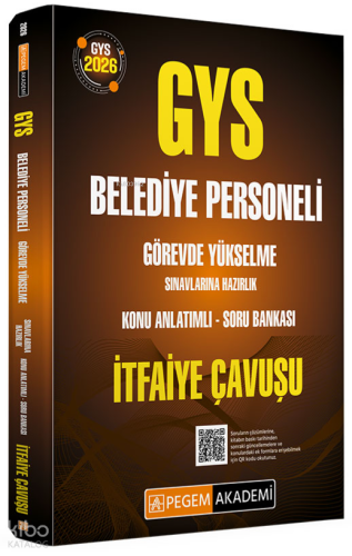 Pegem Akademi 2026 GYS Belediye Personeli Görevde Yükselme Sınavlarına