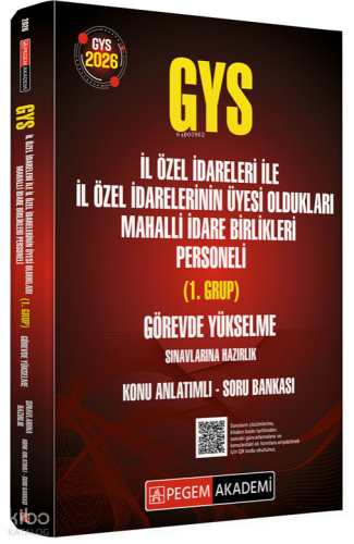 Pegem Akademi 2026 GYS İl Özel İdareleri ile İl Özel İdarelerinin Üyes