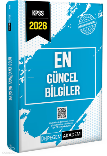 Pegem Akademi 2026 KPSS En Güncel Bilgiler | benlikitap.com
