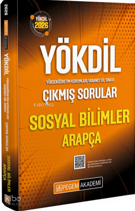 Pegem Akademi 2026 YÖKDİL Sosyal Bilimler Arapça Çıkmış Sorular | benl