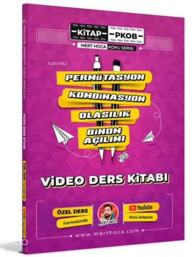 Permütasyon-Kombinasyon-Olasılık Binom Açılımı Video Ders Kitabı | ben