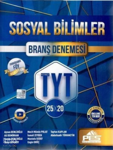 Pes Tyt Branş Deneme Sosyal Bilimler 25*20 - 2022 | benlikitap.com