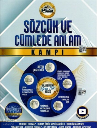 PES YKS SÖZCÜK VE CÜMLEDE ANLAM KAMPI - 2022 | benlikitap.com