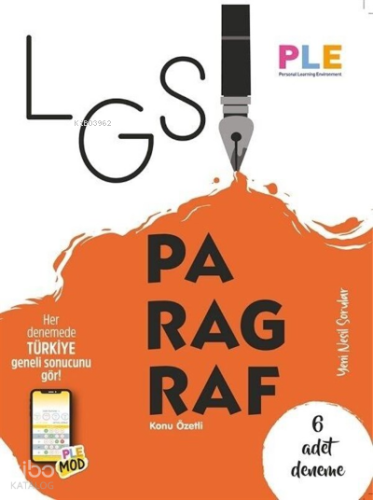 PLE - LGS - Paragraf Kitabı + 6 Türkçe Denemesi