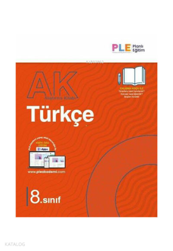 PLE Yayınları 8.Sınıf - Türkçe Alıştırma Kitabı