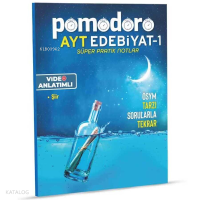 Pomodoro AYT Edebiyat-1 Konu Soru Süper Pratik Notlar