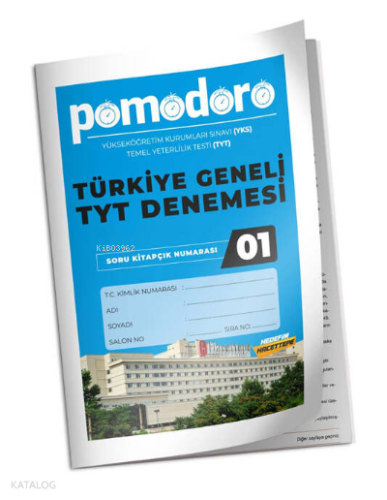 Pomodoro TYT Türkiye Geneli Denemesi | benlikitap.com