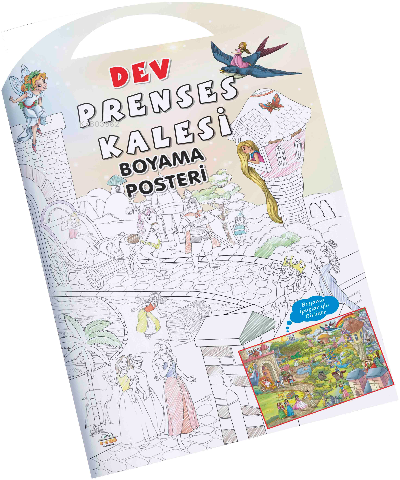 Prenses Kalesi Dev Boyama Posteri | benlikitap.com