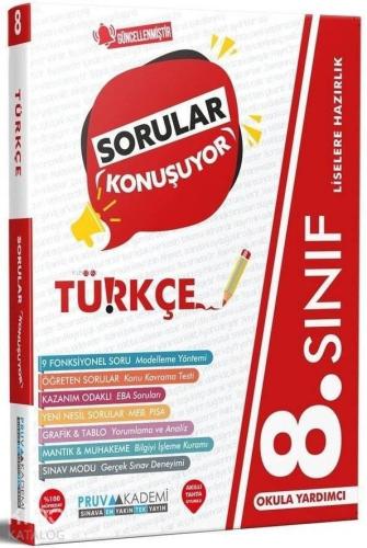 Pruva 8.Sınıf LGS Türkçe Sorular Konuşuyor | benlikitap.com