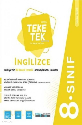 Pruva 8. Sınıf Teke Tek İngilizce