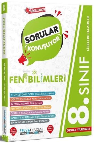 Pruva Akademi 8. Sınıf Fen Bilimleri Sorular Konuşuyor Soru Bankası | 