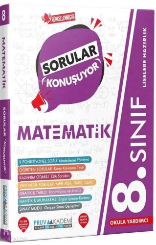 Pruva Akademi 8. Sınıf LGS Matematik Sorular Konuşuyor Soru Bankası | 
