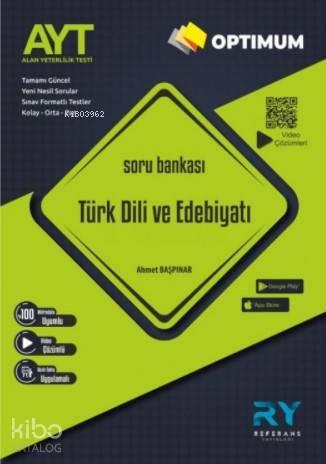 Referans Optimum AYT Türk Dili ve Edebiyatı Soru Bankası Video Çözümlü