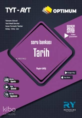Referans Optimum TYT-AYT Tarih Soru Bankası Video Çözümlü 2021