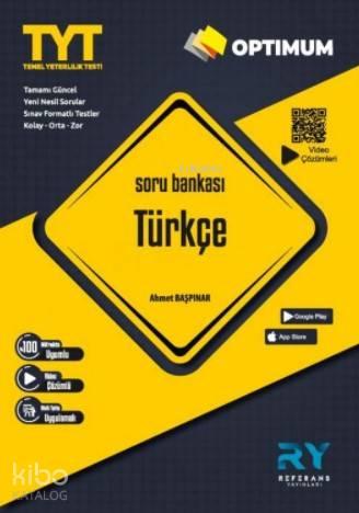 Referans Optimum TYT Türkçe Soru Bankası Video Çözümlü 2021 | benlikit