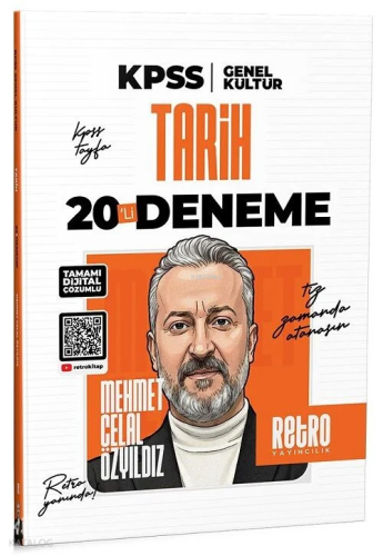 Retro 2026 KPSS Tarih 20 Deneme Çözümlü | benlikitap.com