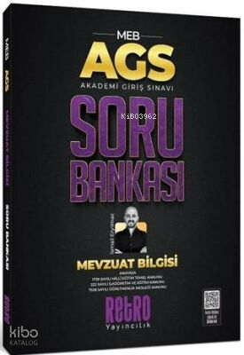 Retro Yayıncılık 2025 MEB AGS Mevzuat Bilgisi Soru Bankası | benlikita