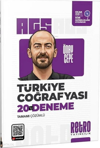 Retro Yayıncılık AGS Türkiye Coğrafyası 20'li Deneme | benlikitap.com