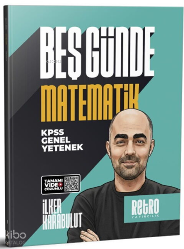 Retro Yayıncılık KPSS Genel Kültür Matematik Beş Günde Kamp Kitabı
