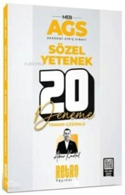 Retro Yayıncılık MEB AGS Sözel Yetenek 20 Deneme