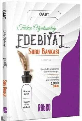 Retro Yayıncılık ÖABT Türkçe Öğretmenliği Edebiyat Soru Bankası Dijital Çözümlü