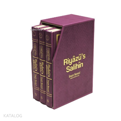 Riyazüs Salihin 3 Cilt ;Özel Tasarım-Lila | benlikitap.com