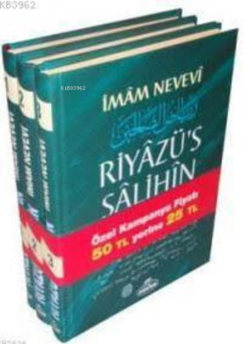 Riyazü's Salihin (Tek Cilt Küçük Boy-Şamua-Ciltli) | benlikitap.com