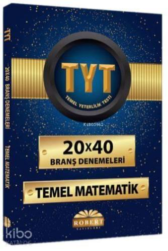 Robert Yayınları TYT Türkçe 20x40 Branş Denemeleri Robert | benlikitap