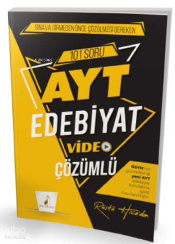 Rüştü Hoca İle Sınava Girmeden Önce Çözülmesi Gereken Video Çözümlü AYT Edebiyat Soruları
