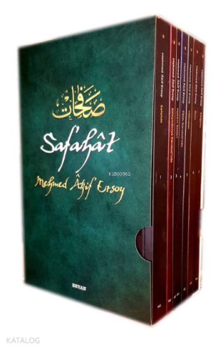 Safahat ( 7 Kitap - Kutulu );Osmanlıca, Latinize ve Günümüz Türkçesi