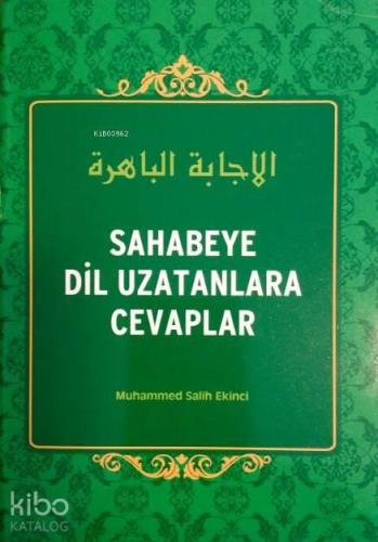 Sahabeye Dil Uzatanlara Cevaplar